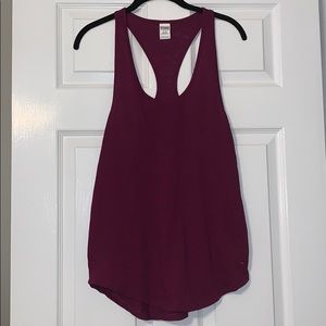 Maroon Victoria Secret Racerback Tank Top
